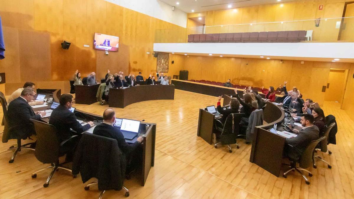 El pleno ordinario celebrado este lunes en Benidorm