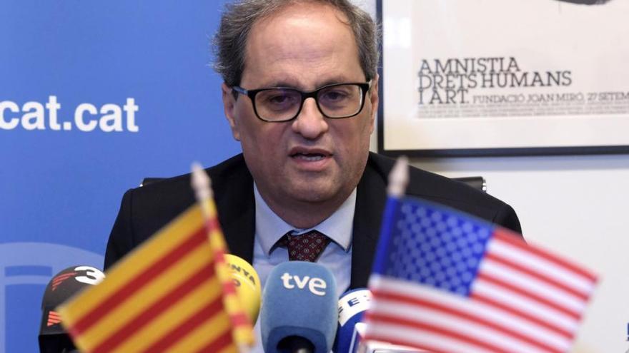 La tensión del conflicto catalán se desborda en Washington