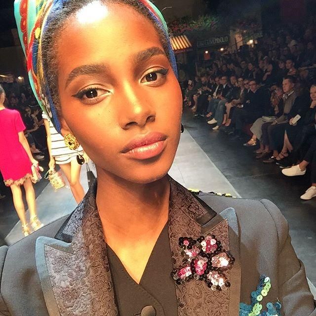 MFW: el 'Selfie' de Tami Williams en Dolce & Gabbana