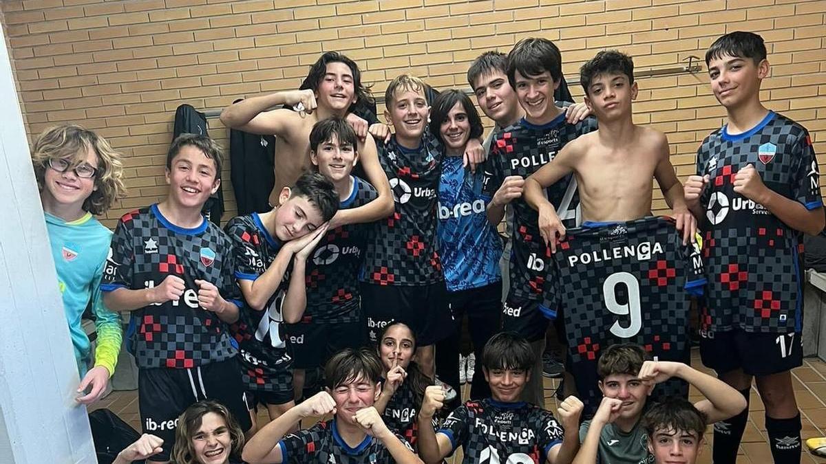 El Pollença i Port infantil A, líder invicto tras acabar la primera vuelta.