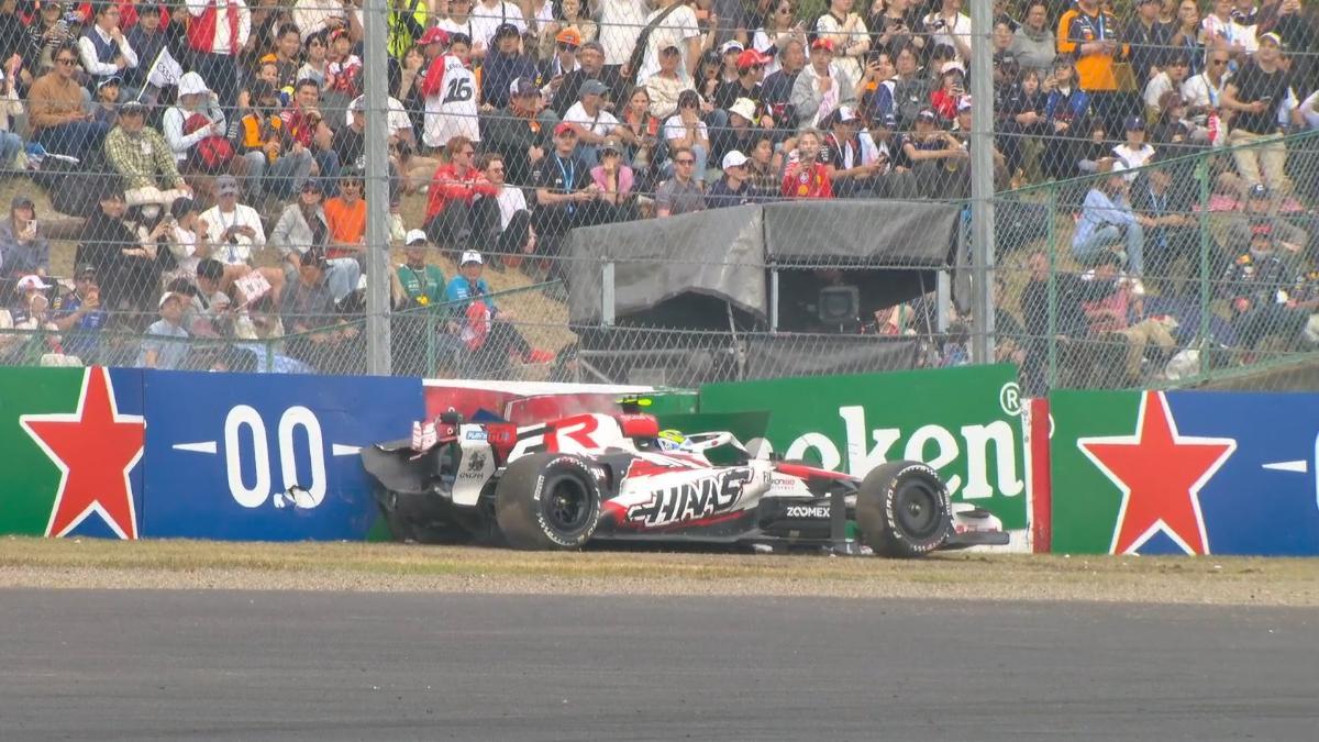 El accidente de Oliver Bearman en Suzuka