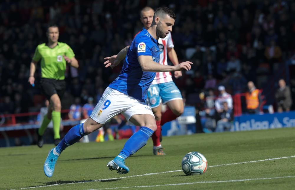 El partido del Oviedo en Lugo, en imágenes