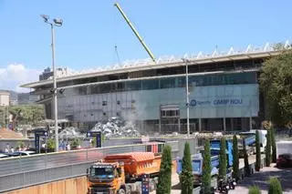 Quatre detinguts en una baralla entre treballadors de les obres del Camp Nou amb tres ferits