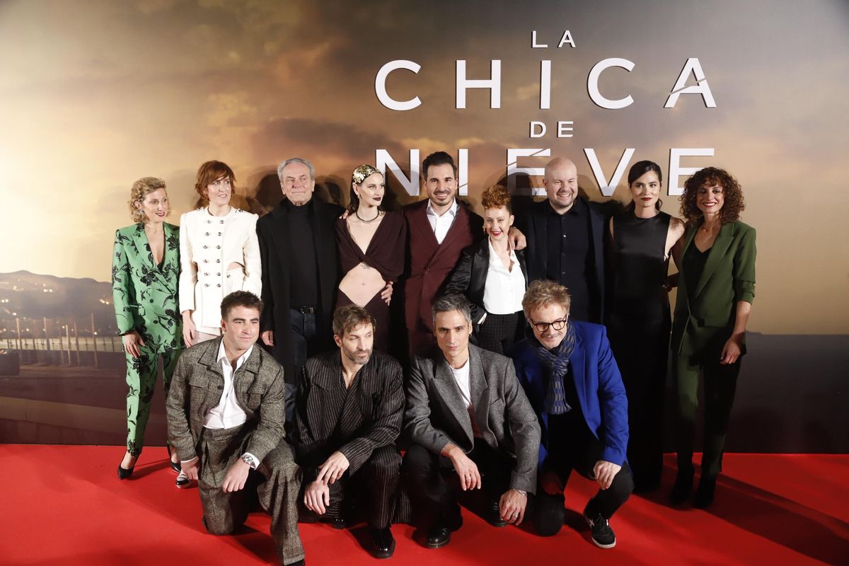 Premiere de la serie 'La chica de nieve' de Netflix en el Cine Albéniz