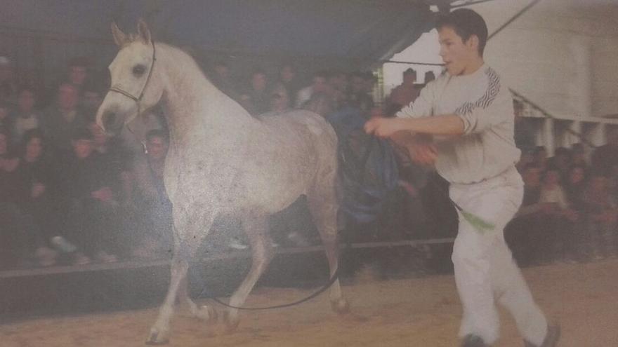 El estradense, en un concurso celebrado en A Estrada.