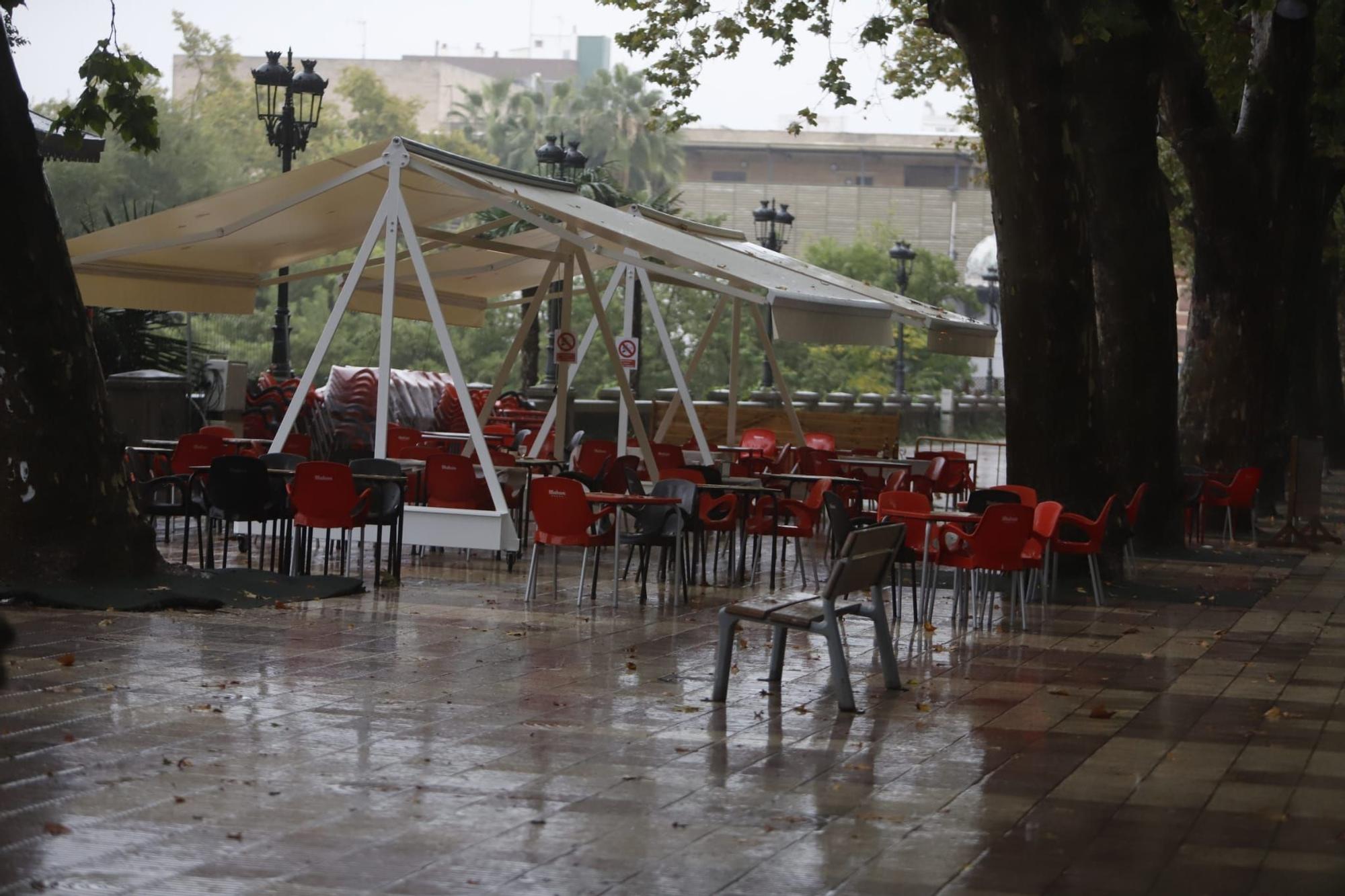 Las lluvias descargan en Xàtiva