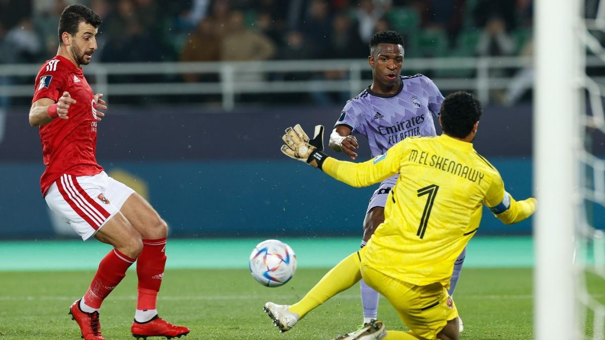 Vinicius, durante el partido contra el Al Ahly