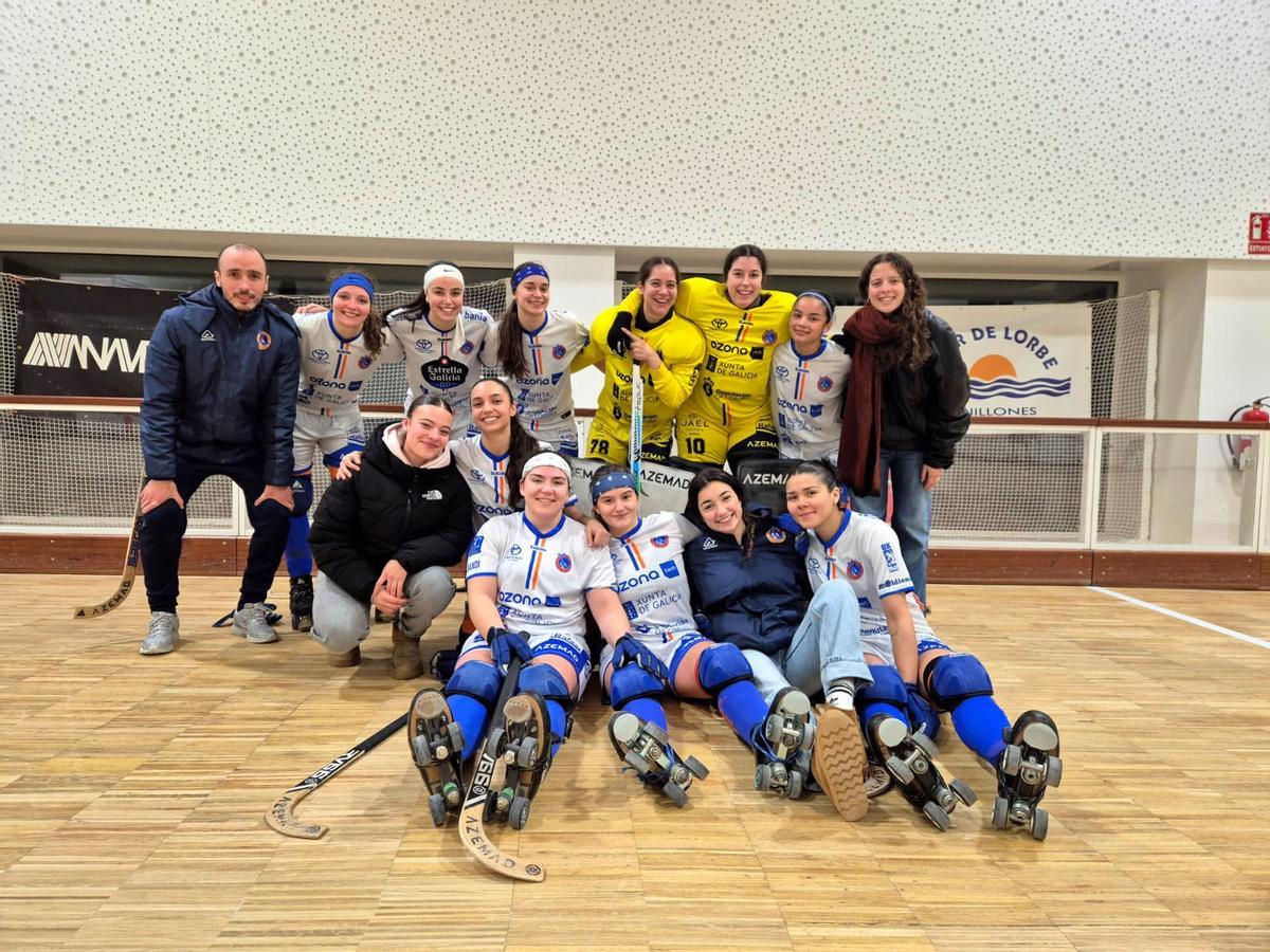 La plantilla del HC Raxoi al completo.