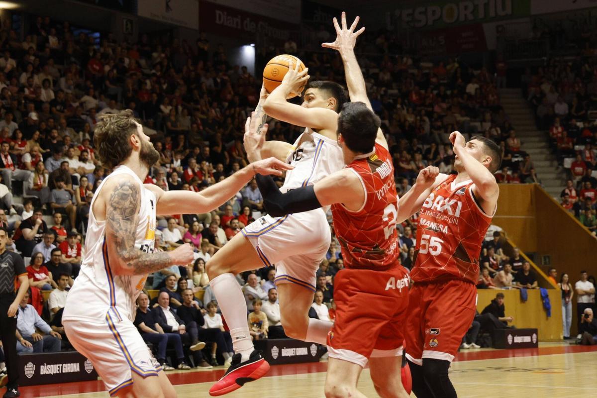 Girona. Pavello de Fontajau. Partit Basquet Girona-Manresa. Lliga ACB. Temporada 2025-2026.