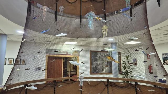 La decoración marítima del Concello moañés. |  FdV