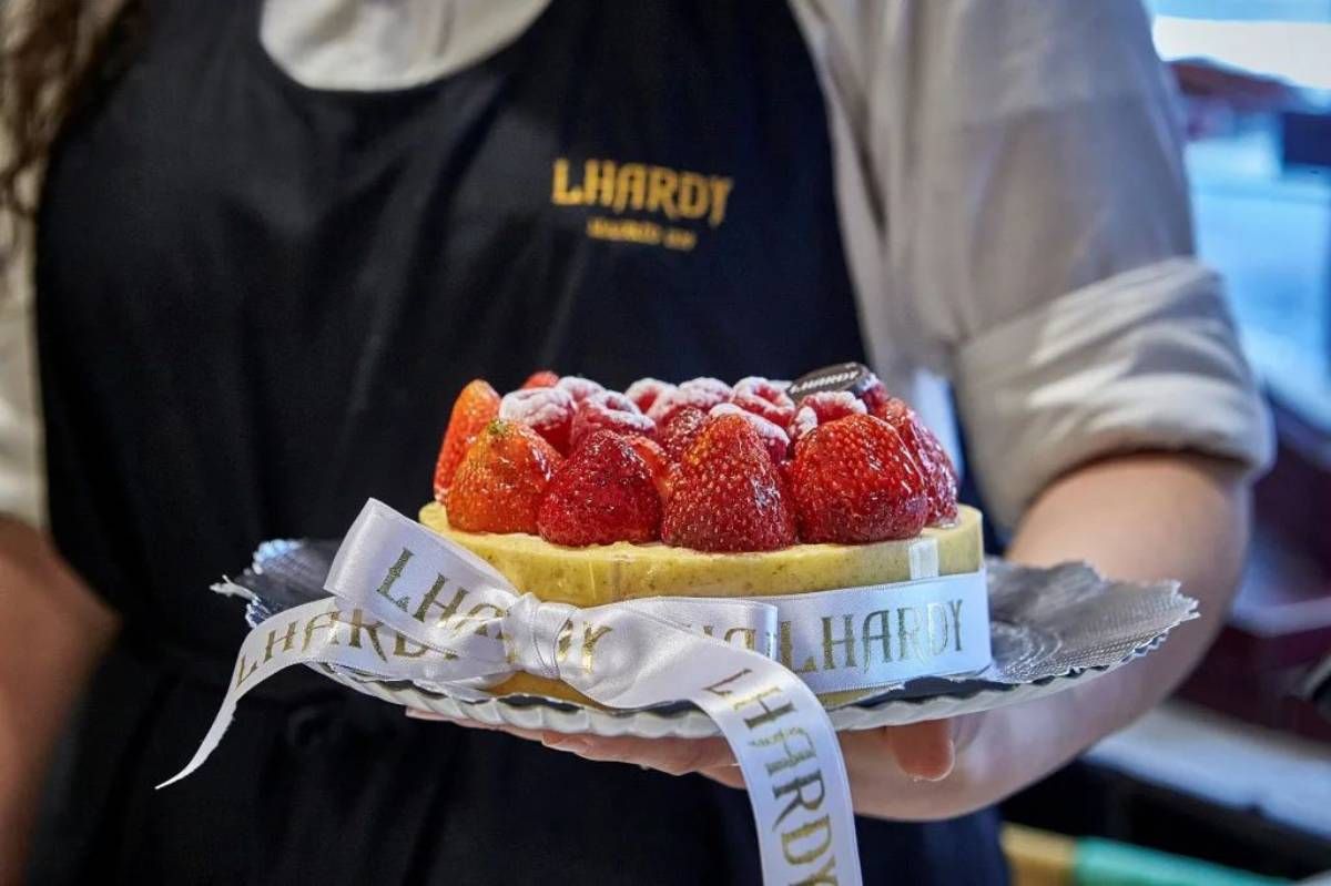 Tarta de fresas de Casa Lhardy