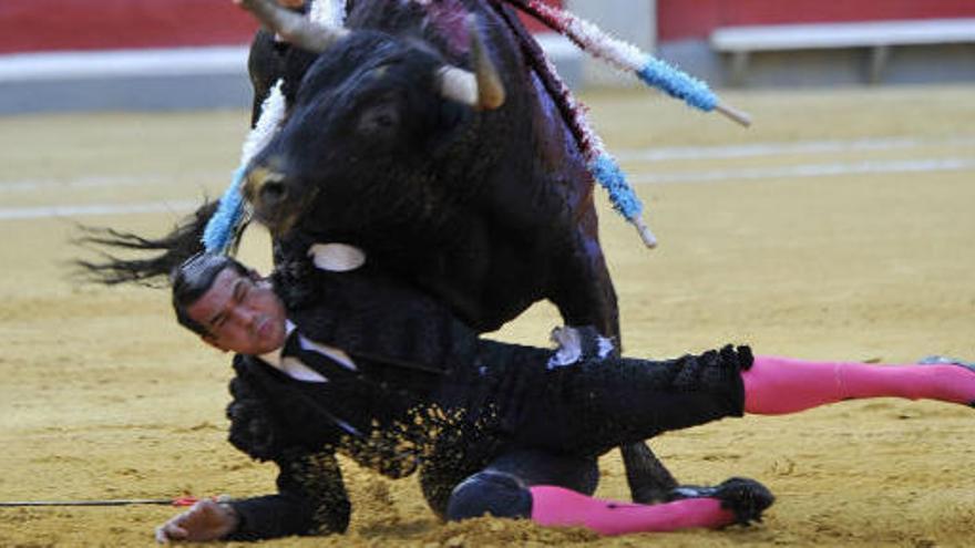 Manzanares sufrió un aparatoso revolcón en Albacete en septiembre