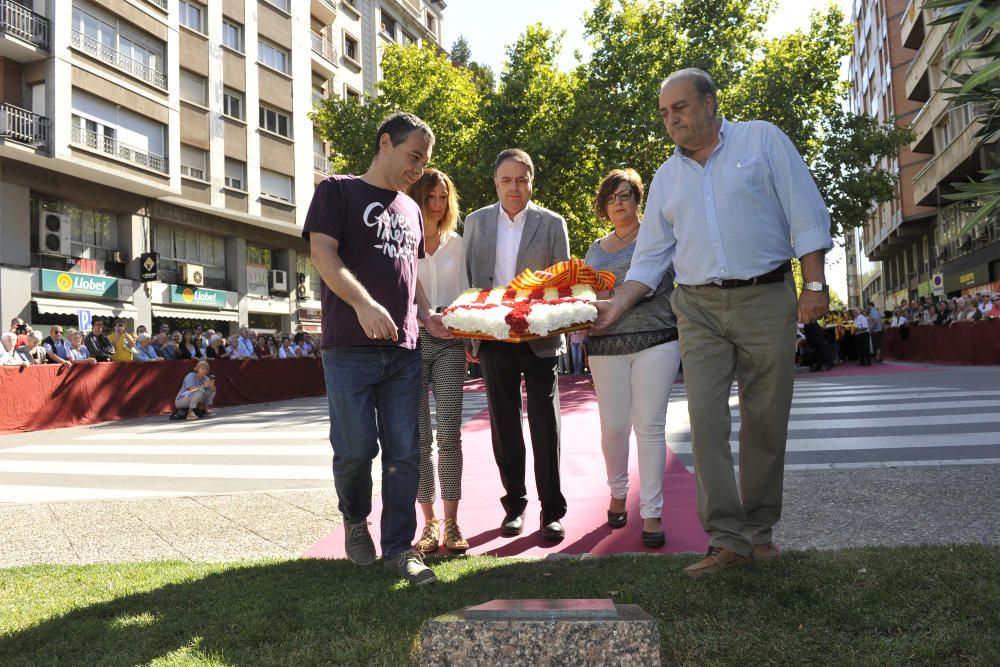 Ofrena de la Diada 2017 a Manresa