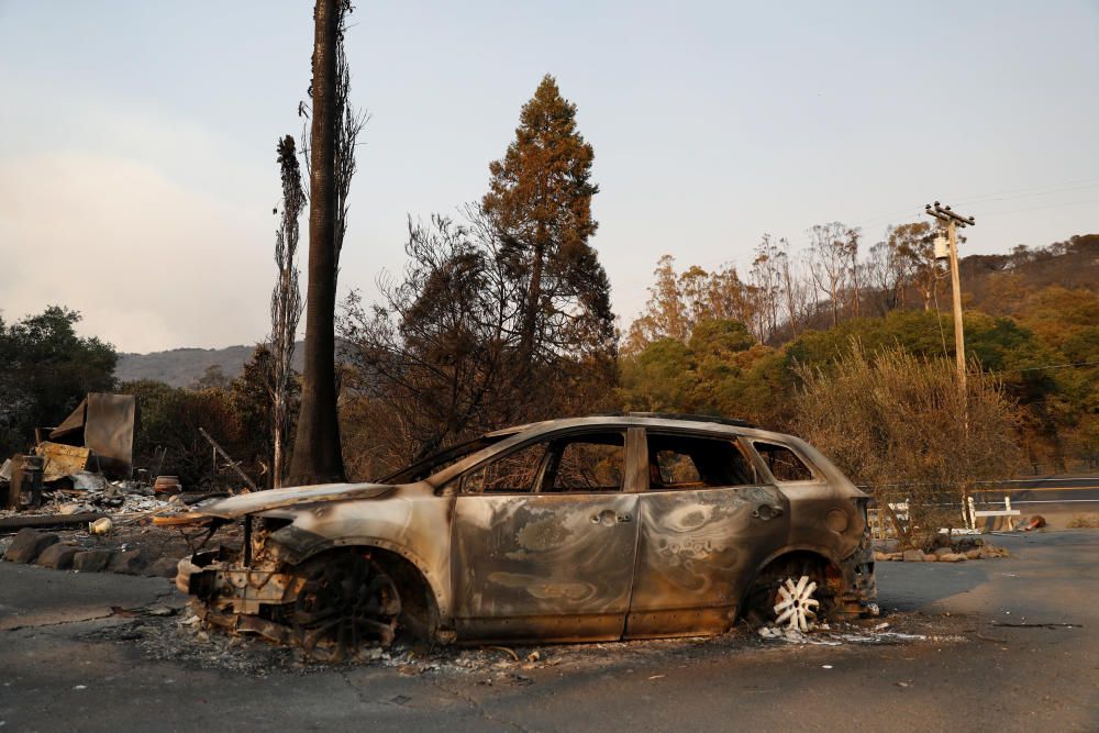 Varios incendios forestales dejan 10 muertos en California