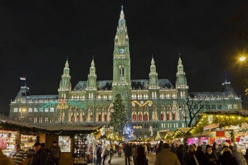 Mercadillo navideño de Viena (Austria)