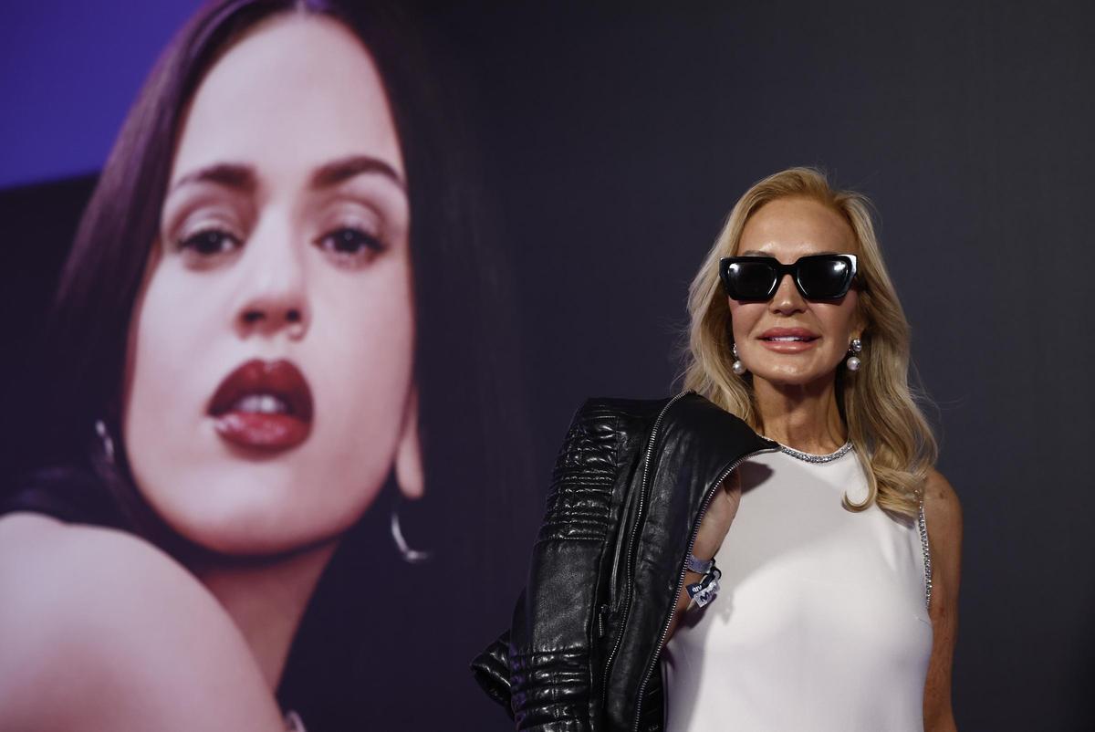 Carmen Lomana, en el concierto.