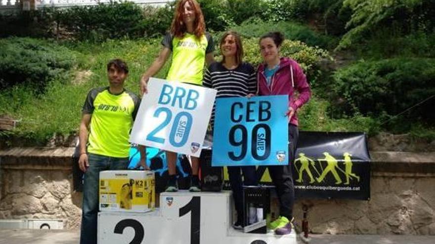 Uns 200 esportistes completen els 26 km de la Berga-Rasos-Berga 2018