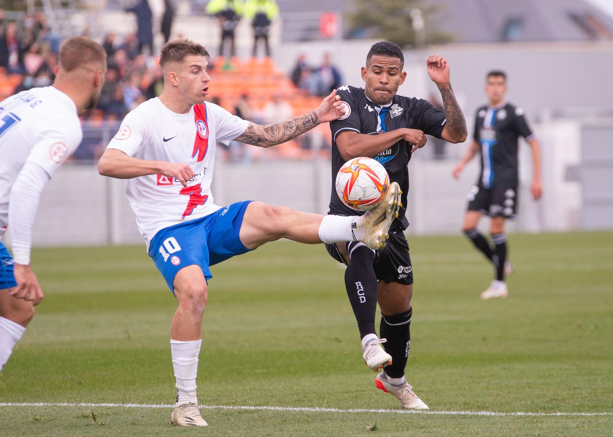 El Deportivo le gana 1-2 al Rayo Majadahonda