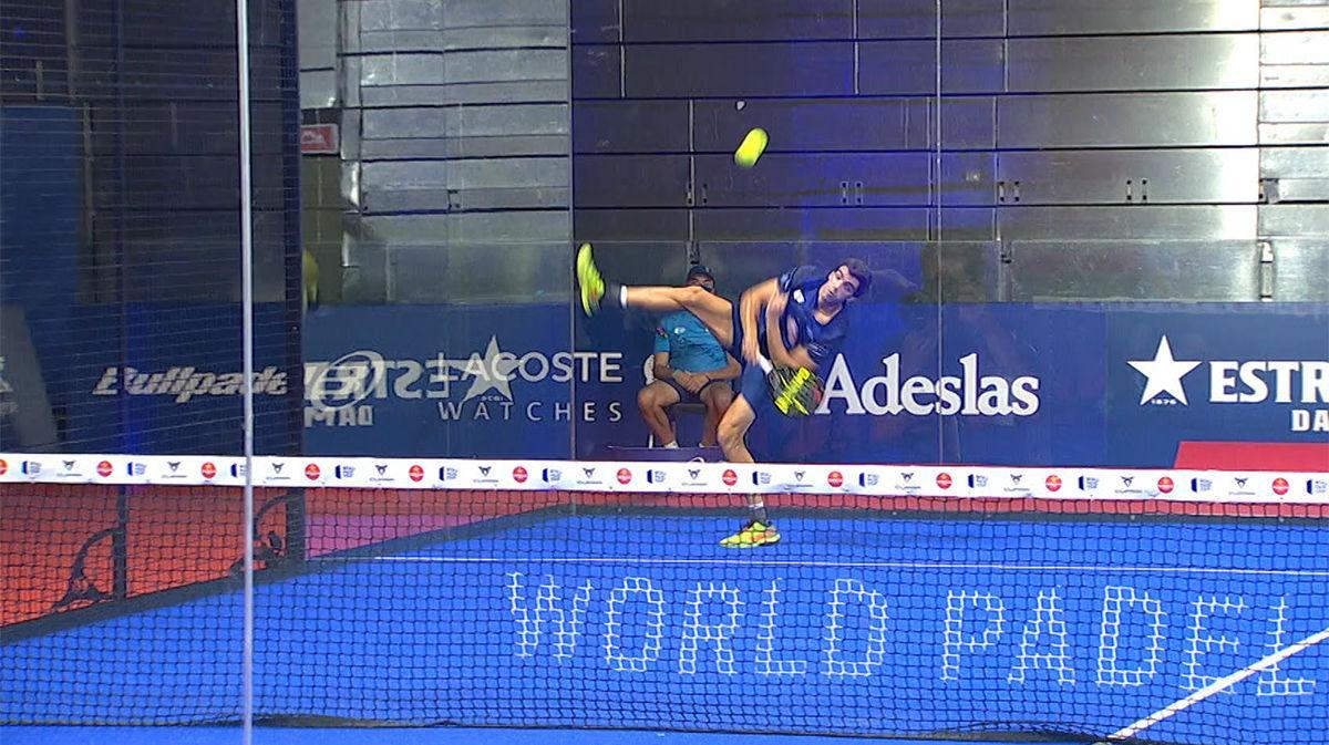 El puntazo salvaje de Juan Lebrón en la final del Estrella Damm Open