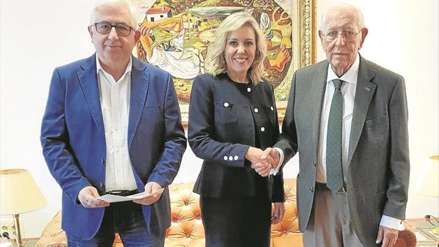 Acuerdo entre el consorcio y la caja rural de jaén para apoyar la feria