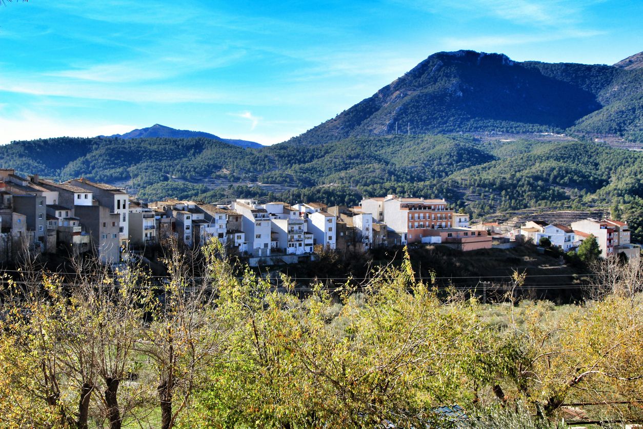 Vistas de la Sierra del Maigmo en provincia de Alicante