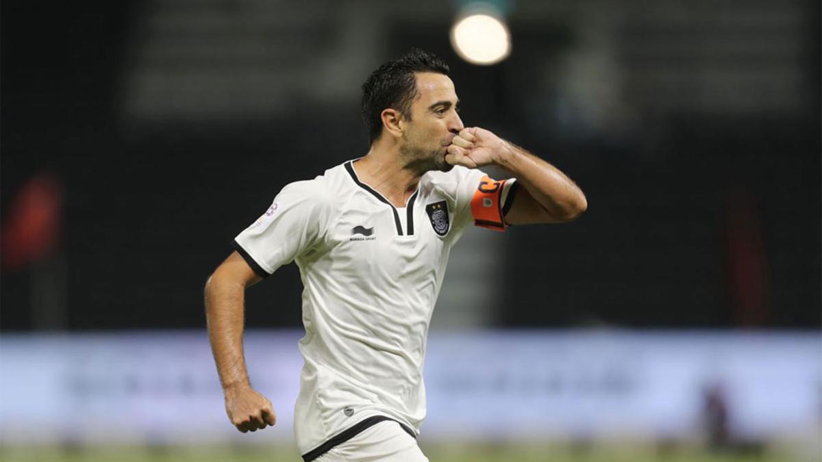 Xavi Hernández, actualmente capitán del Al-Sadd de Catar