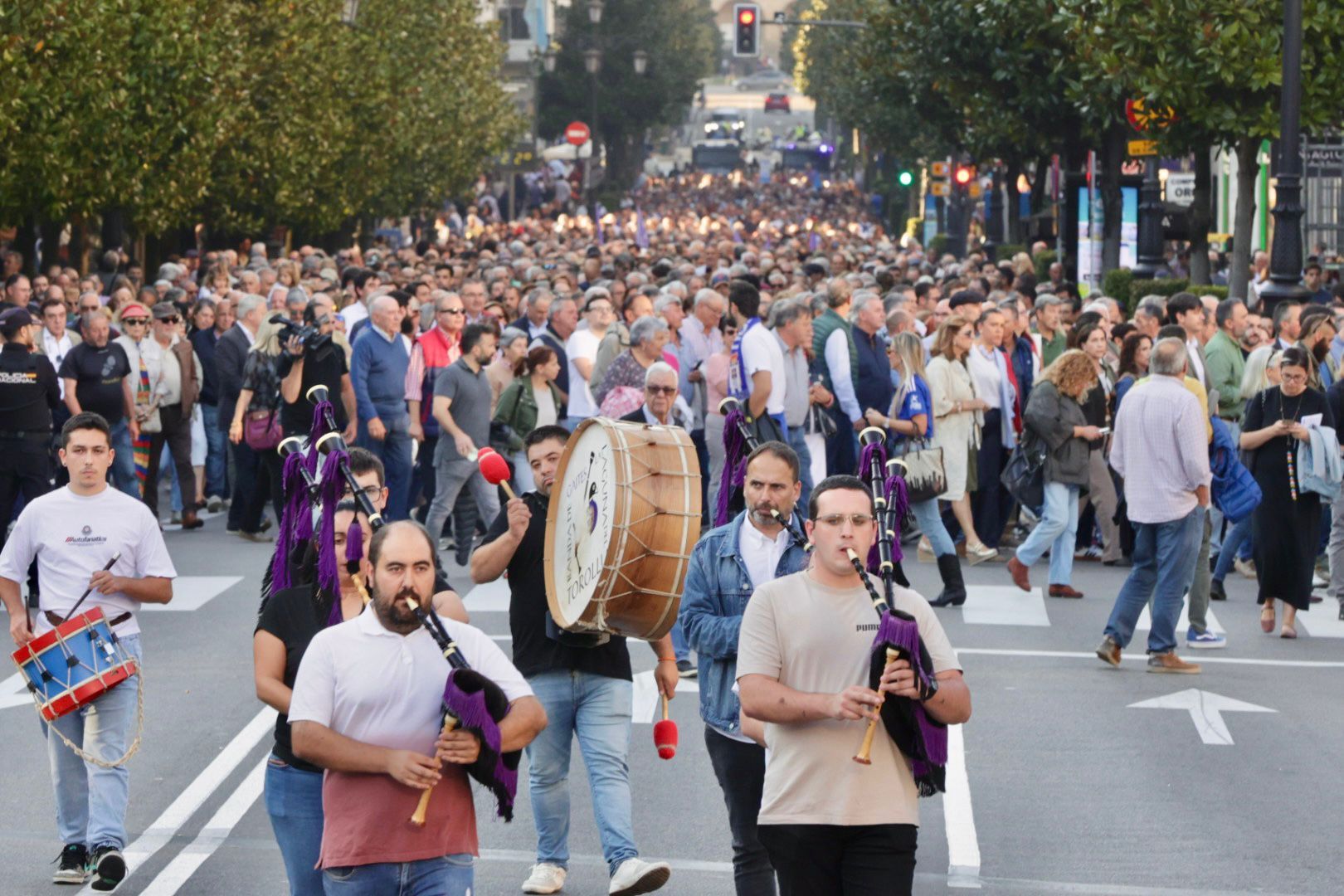EN IMÁGENES: así fue la gran movilización contra el peaje del Huerna en Asturias