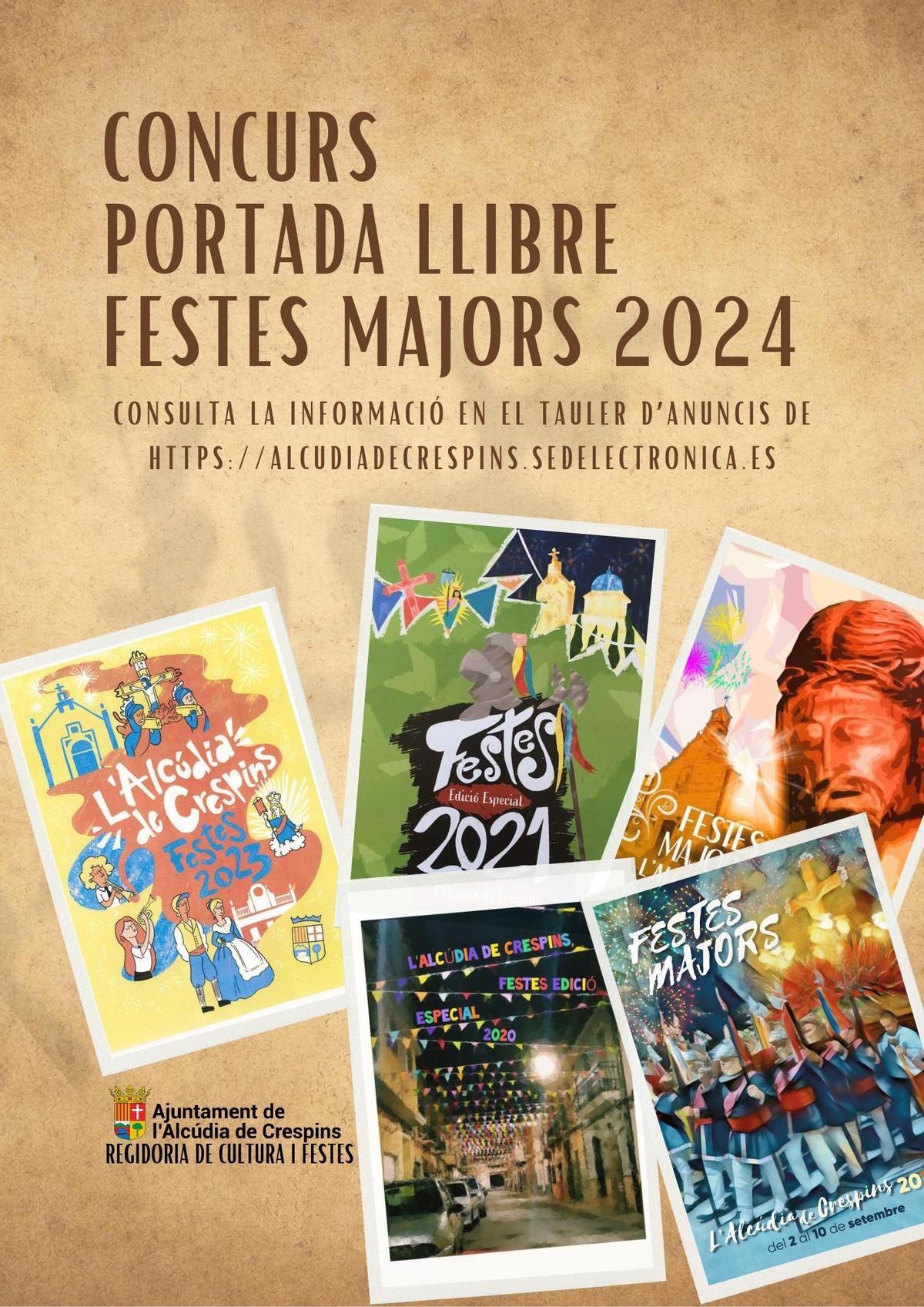 L'Alcúdia de Crespins convoca el concurso de la portada del libro de las Fiestas de 2024