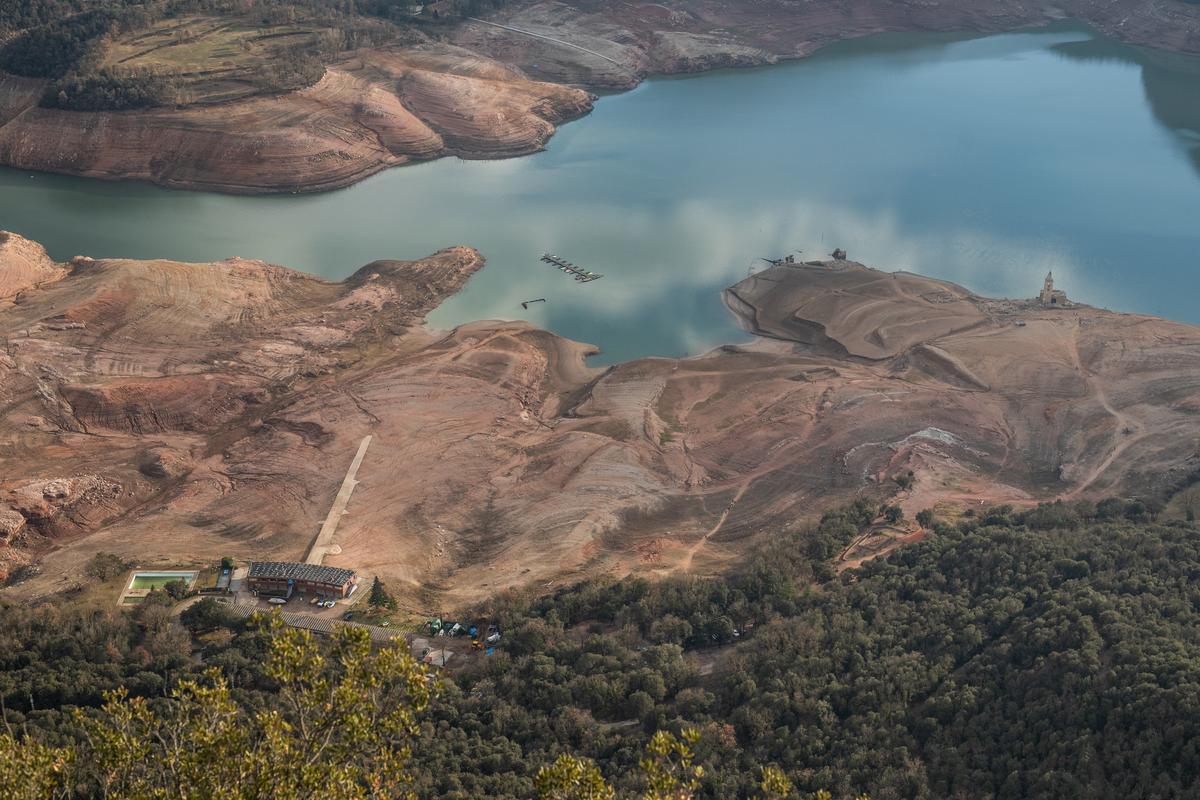 Pantano de Sau desde el Mirador de Vilanova de Sau