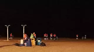 Los servicios de limpieza recogen 7,2 toneladas de basura en la playas de València