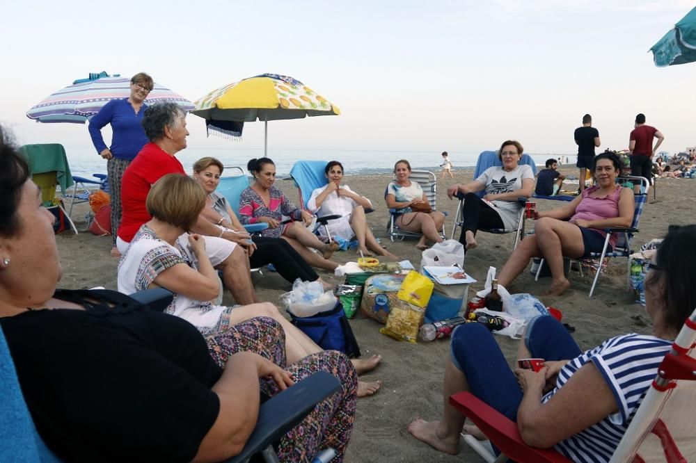 Las playas de Málaga celebran la noche de San Juan