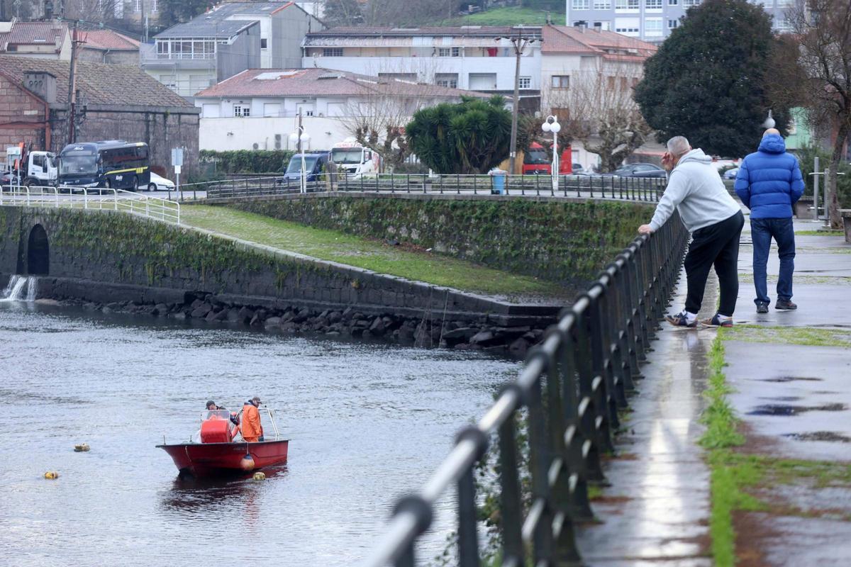 Así se pescan las primeras lampreas de la temporada.