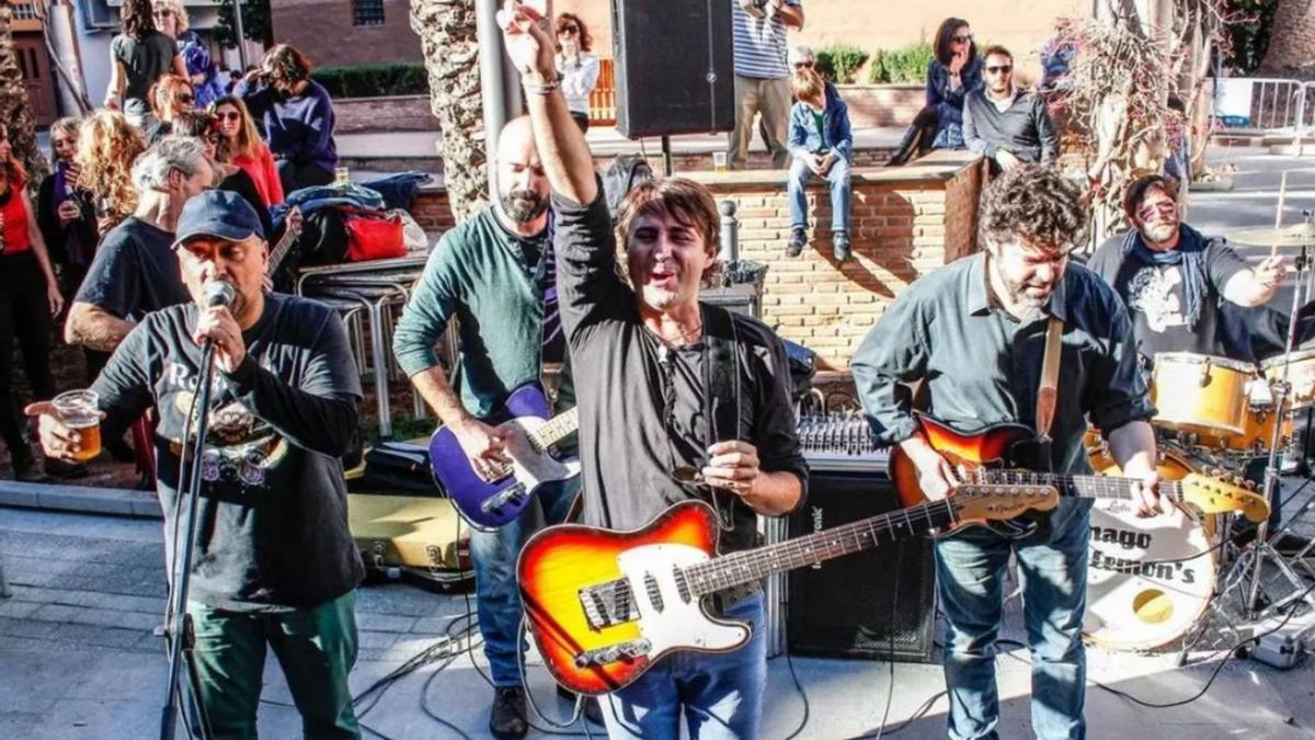 El grupo castellonense Simago Lemon’s durante un concierto de sus dos décadas de trayectoria. | MEDITERRÁNEO