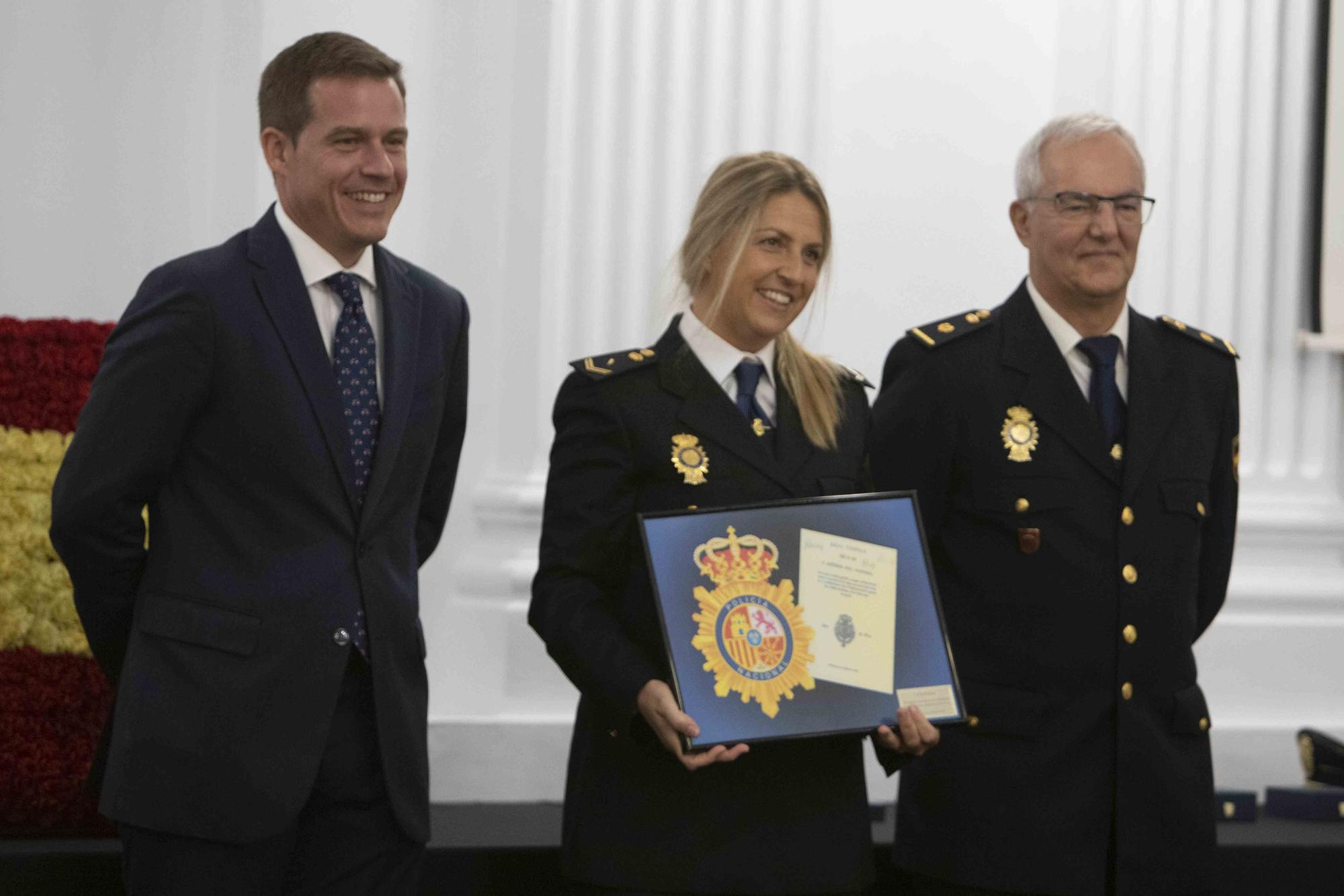 La Policía Nacional celebra en Xàtiva el acto tradicional de los santos custodios