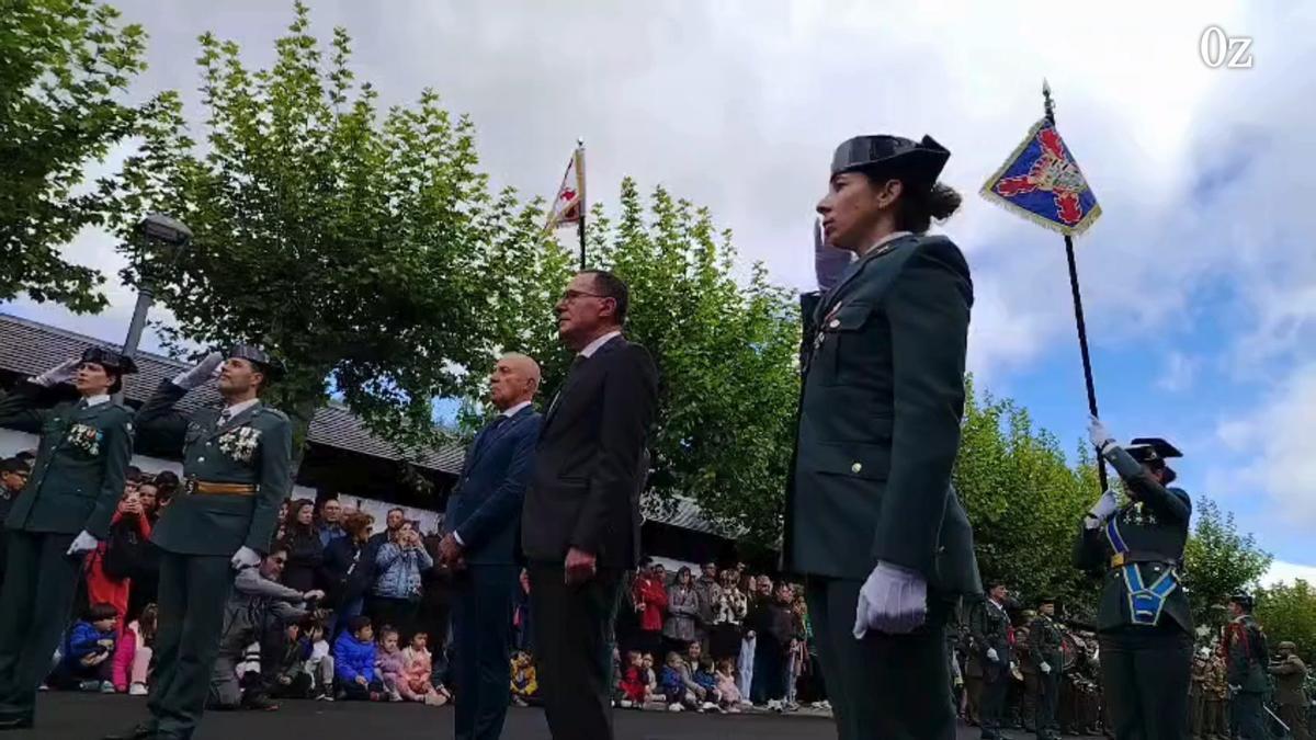 El Puente de Sanabria, el escenario elegido para conmemorar el 182 aniversario de la fundación de la Guardia Civil