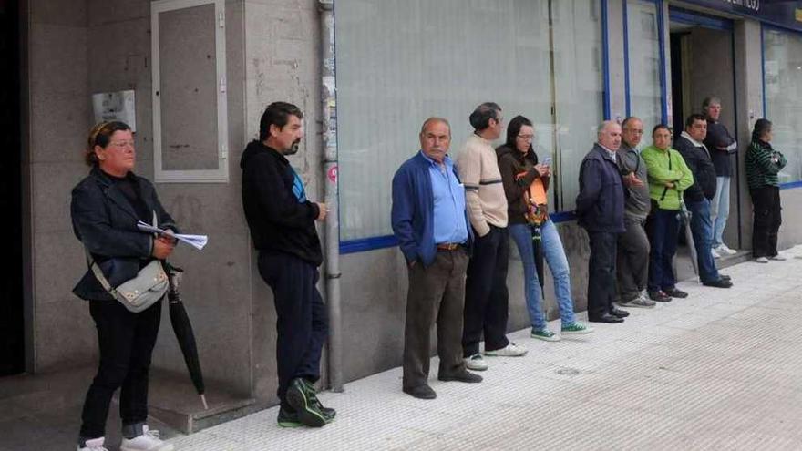 Vista de una oficina de empleo en la ciudad de Pontevedra.