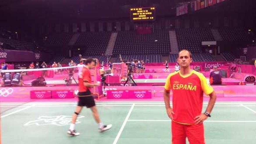 Arturo Ruiz durante los Juegos de Londres donde dirigió a la selección española.