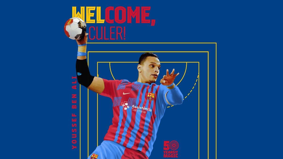 Youssef Ben Alí, nuevo fichaje del Barça de balonmano