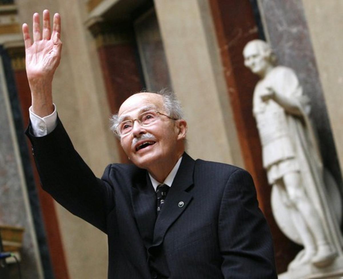 Otto d’Habsburg, durant una cerimònia a Viena, el 10 de març del 2008. Otto d’Habsburg, durant una cerimònia a Viena, el 10 de març del 2008.