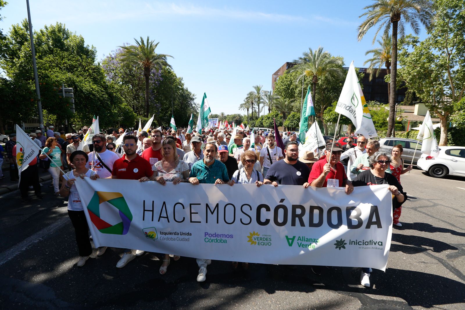 Manifestación por el Primero de Mayo en Córdoba