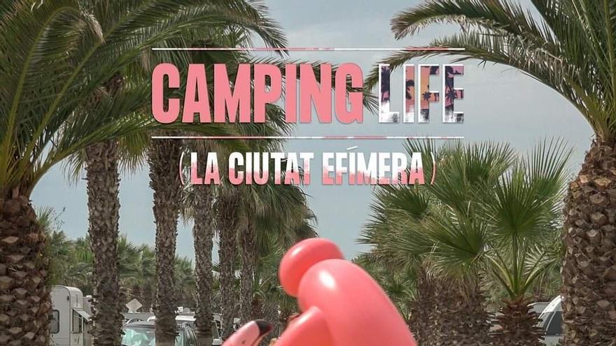 Cartell del documental «Camping Life. La ciutat efímera».