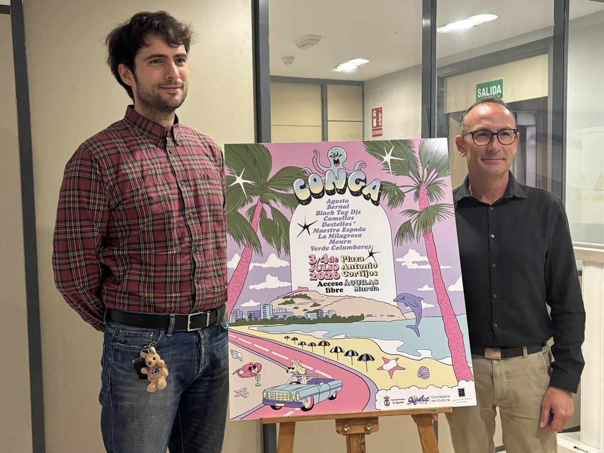 Presentación del cartel del festtival Conga.