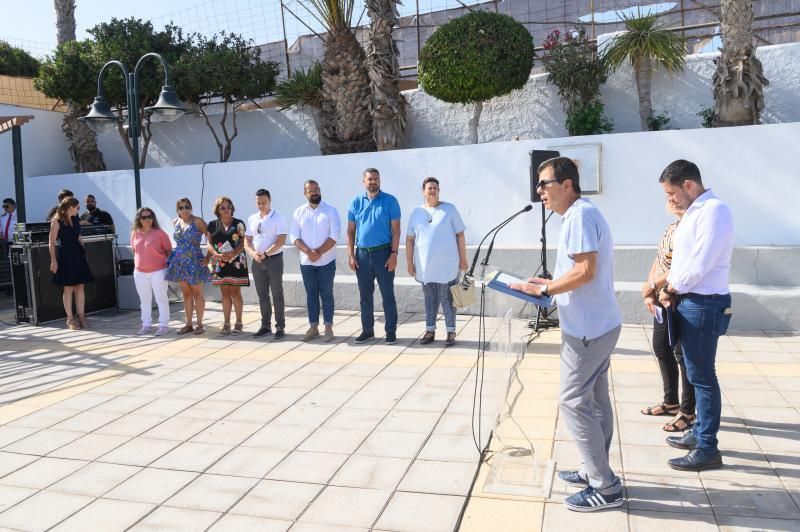 Homenaje víctimas del JK5022.La Asociación de Víctimas del Vuelo JK5022 recuerda a las 154 personas que murieron hace once años en el aeropuerto de Madrid-Barajas al estrellarse un avión de Spanair que despegaba hacia la isla de Gran Canaria.  | 19/08/2019 | Fotógrafo: Tony Hernández