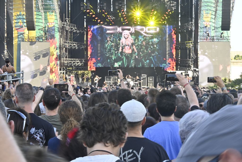 Ambiente de la segunda jornada del Rock Imperium Festival en Cartagena