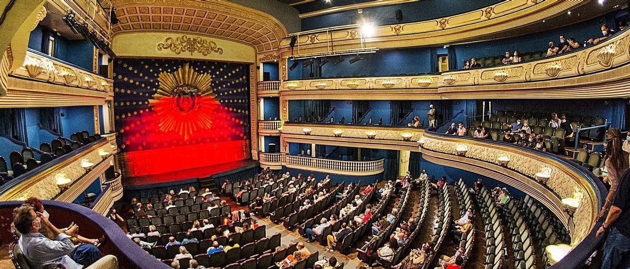 El Teatro Principal de Alicante, en su reapertura tras el cierre por el covid. |