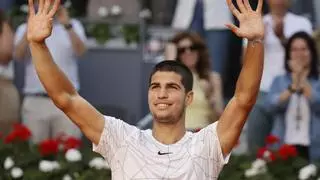 Hora y televisión para ver el Alcaraz-Djokovic de este sábado en Madrid