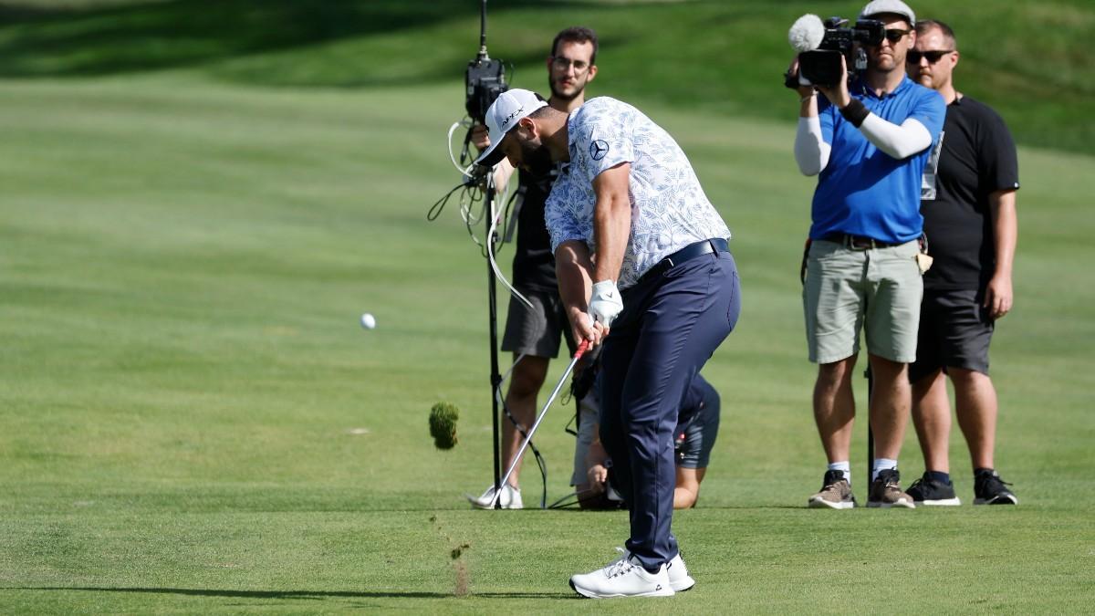 Jon Rahm, durante la tercera jornada