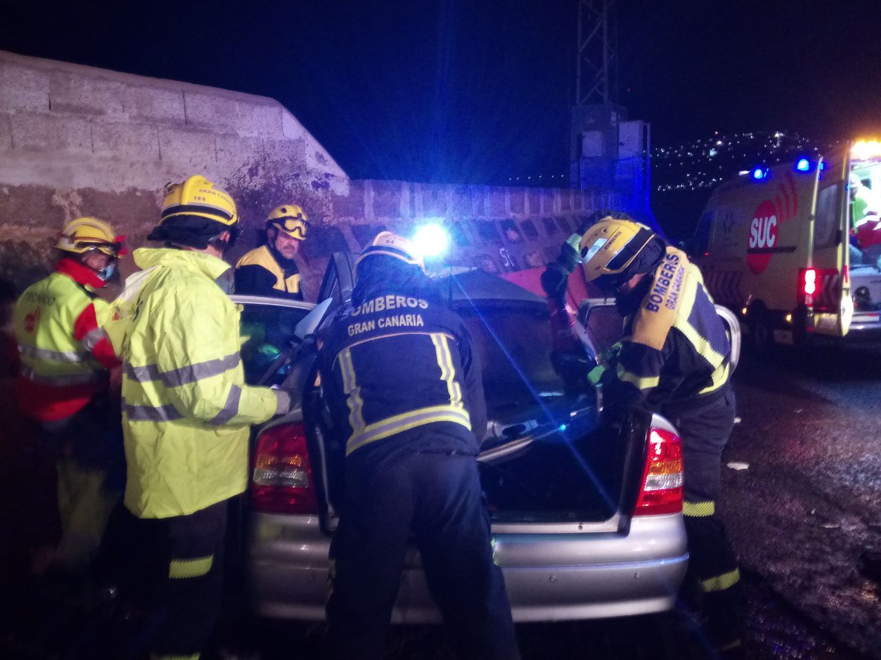 Accidente de tráfico en Gáldar