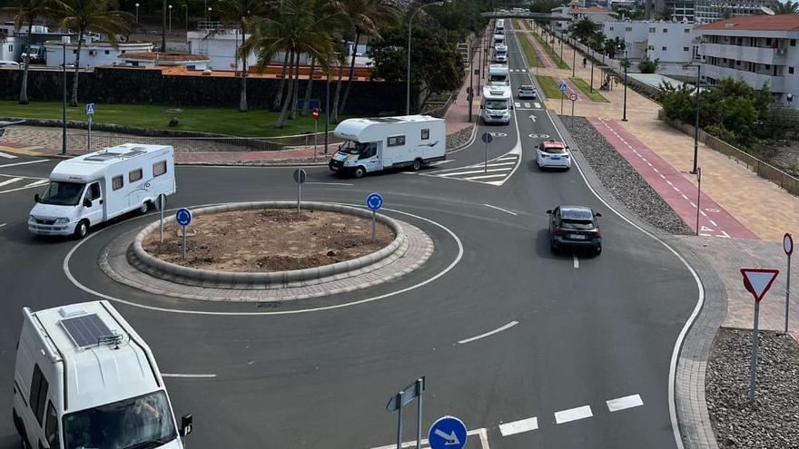 Cuarta protesta de autocaravanistas acusados de &quot;peligro de seguridad pública ¿Con 50 años?&quot;