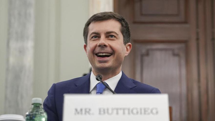 El secretario de Transporte de EEUU, Pete Buttigieg.